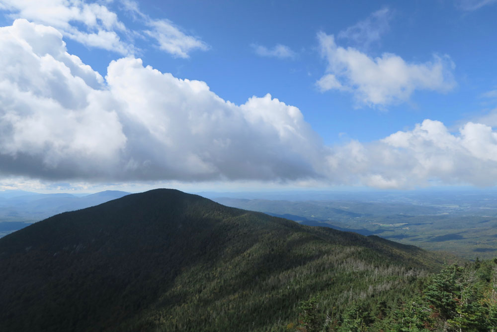 The view from the top of Vermont's Jay Peak. Photo by arist Dawn Chandler