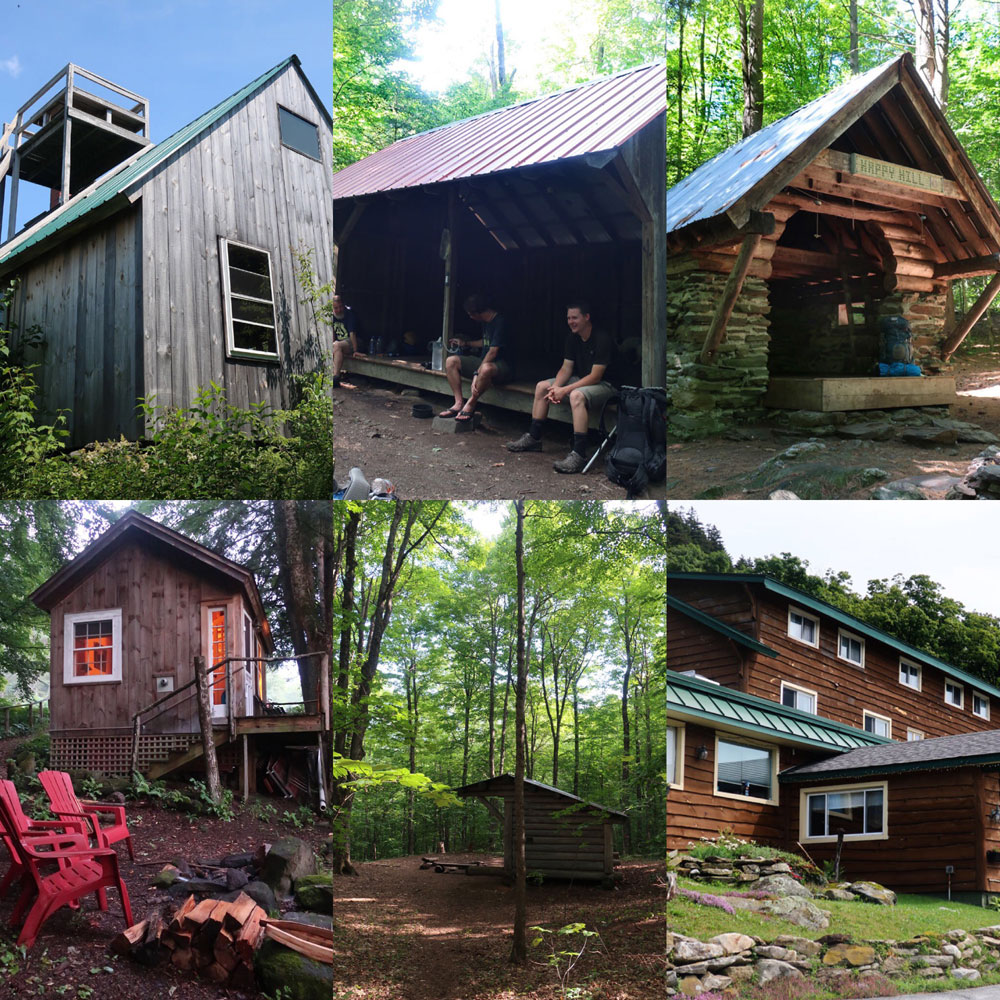 Along the Vermont Appalachian Trail - lodgings - photo by TaosDawn - Santa Fe artist and backpacker Dawn Chandler