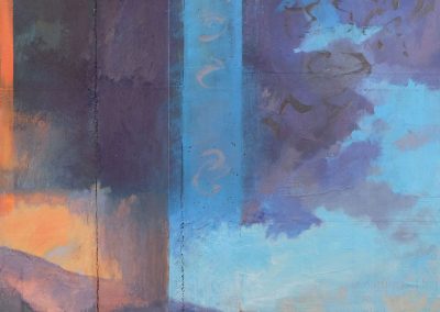 Step Out Into the Day - contemporary abstract landscape by New Mexico artist Dawn Chandler