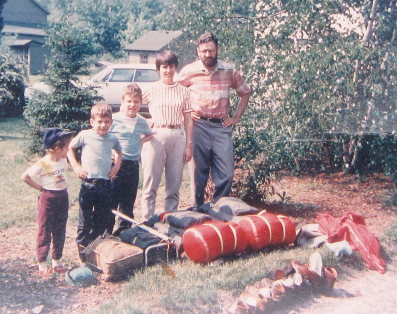 artist dawn chandler family camping c.1968