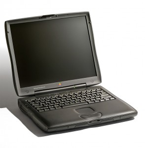 Early Mac Powerbook Laptop