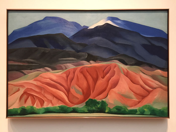 Georgia OKeeffe 'Black Mesa Landscape, New Mexico/Out Back of Marie's II, oil on canvas, 1930