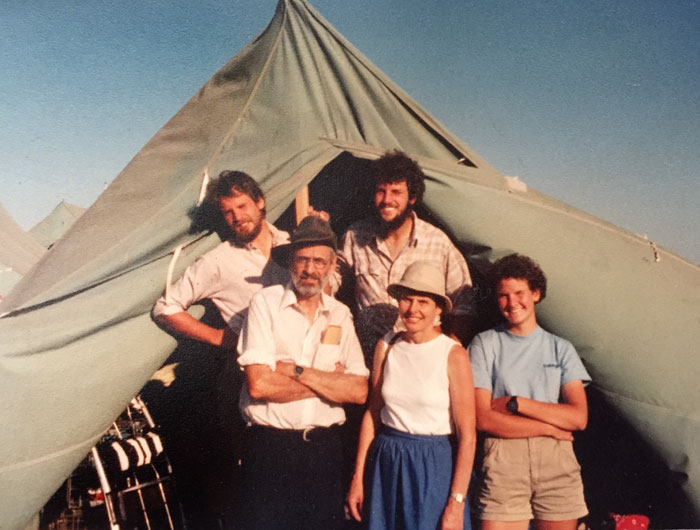 The Chandler Family, c.1982.
