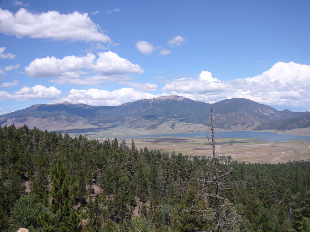 Looking north in the Moreno Valley to Eagle Nest. Photo by Carol Munch.