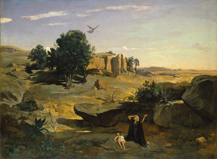 Camille Corot, Hagar in the Wilderness, 1835.