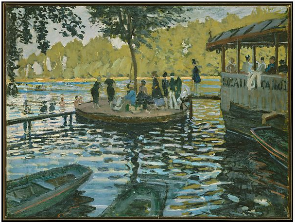 Claude Monet, La Grenouillere, 1869.