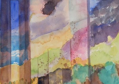 Watercolor Wandering painting 2020 19 by New Mexico artist Dawn Chandler