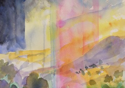 Watercolor Wandering painting 2020 29 by New Mexico artist Dawn Chandler