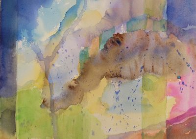 Watercolor Wandering painting 2020 30 by New Mexico artist Dawn Chandler