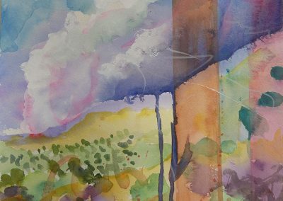 Watercolor Wandering painting 2020 35 by New Mexico artist Dawn Chandler