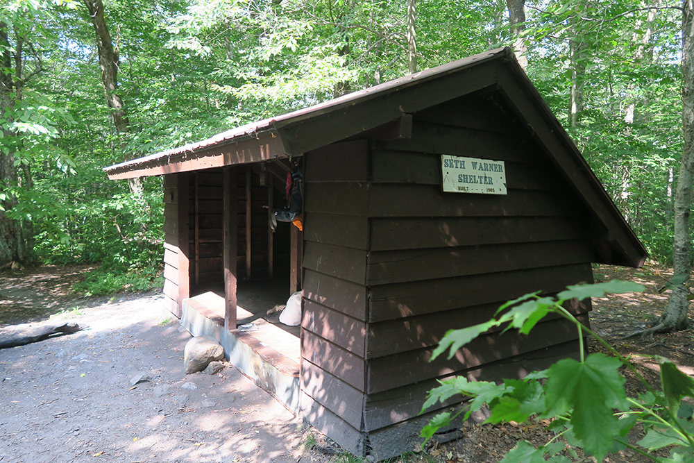 Seth Warner Shelter on the Long Trail, Vermont. Photo by Dawn Chandler. 