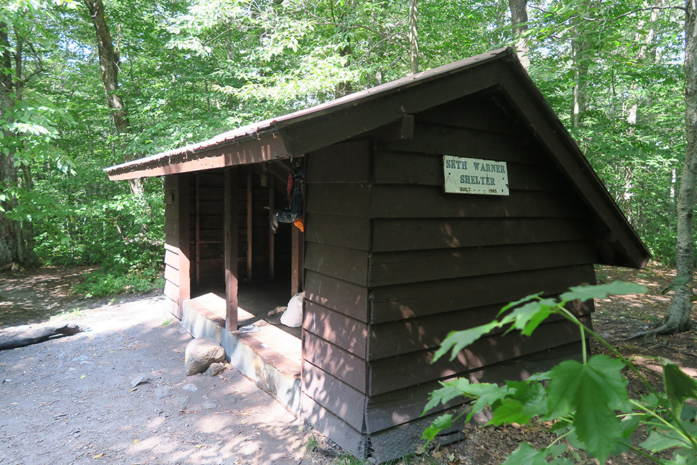 Seth Warner Shelter on the Long Trail, Vermont. Photo by Dawn Chandler.