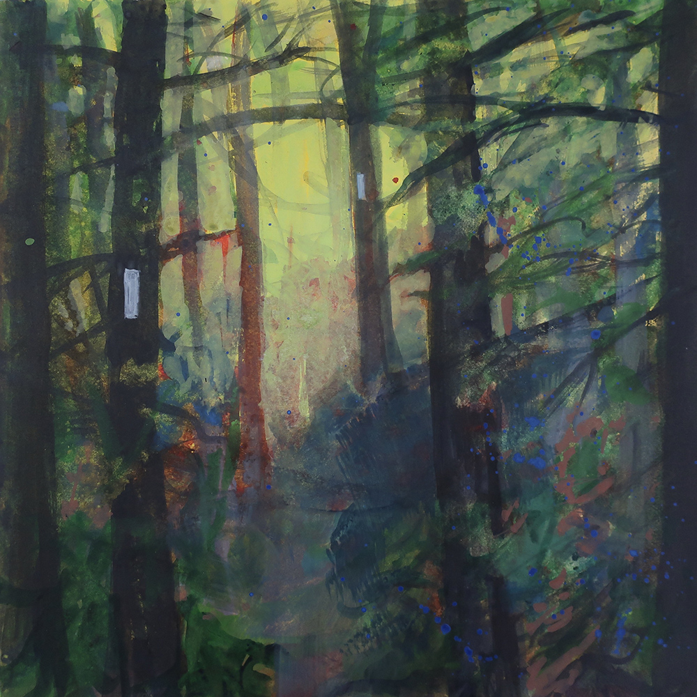 Painting of Vermont's Long Trail by artist Dawn Chandler
