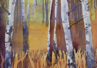 Watercolor Wandering painting 2020 53 by New Mexico artist Dawn Chandler