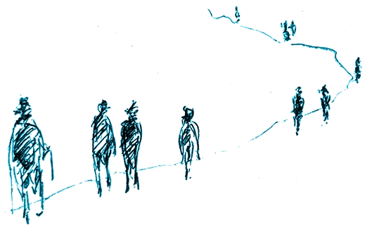 New Mexico Sky Musing, XI, mixed media on canvas, contemporary abstract landscape by New Mexico painter Dawn Chandler